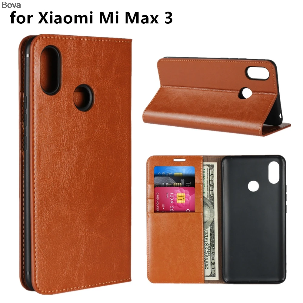 Роскошный кожаный чехол для Xiaomi mi Max 3/mi Max 2 Чехол/Xiaomi mi Max откидная крышка Капа fundas coque