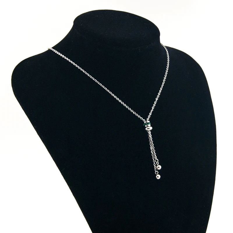 Женское Ожерелье с кисточками Simsimi регулируемое ожерелье из нержавеющей