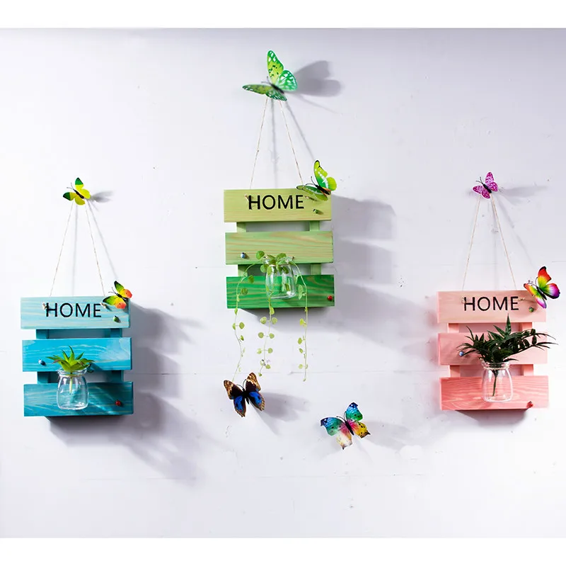 Настенные украшения Ваза настенные подвесные комбинации для дома гостиной ТВ