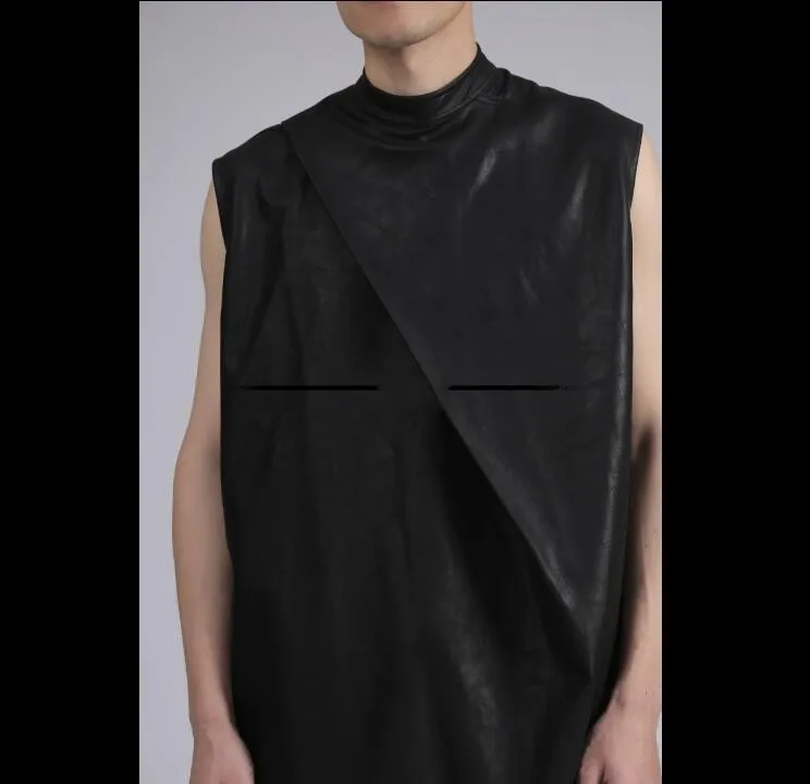 2021 мужская одежда стилист прогулочная фронтального складной искусственная кожа