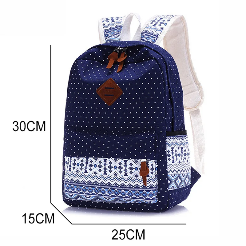 3 шт./компл. повседневный женский школьный рюкзак с принтом школьная сумка для