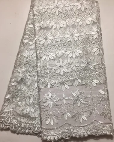 2019 последние французские нигерийские кружевные ткани высокого качества Тюль