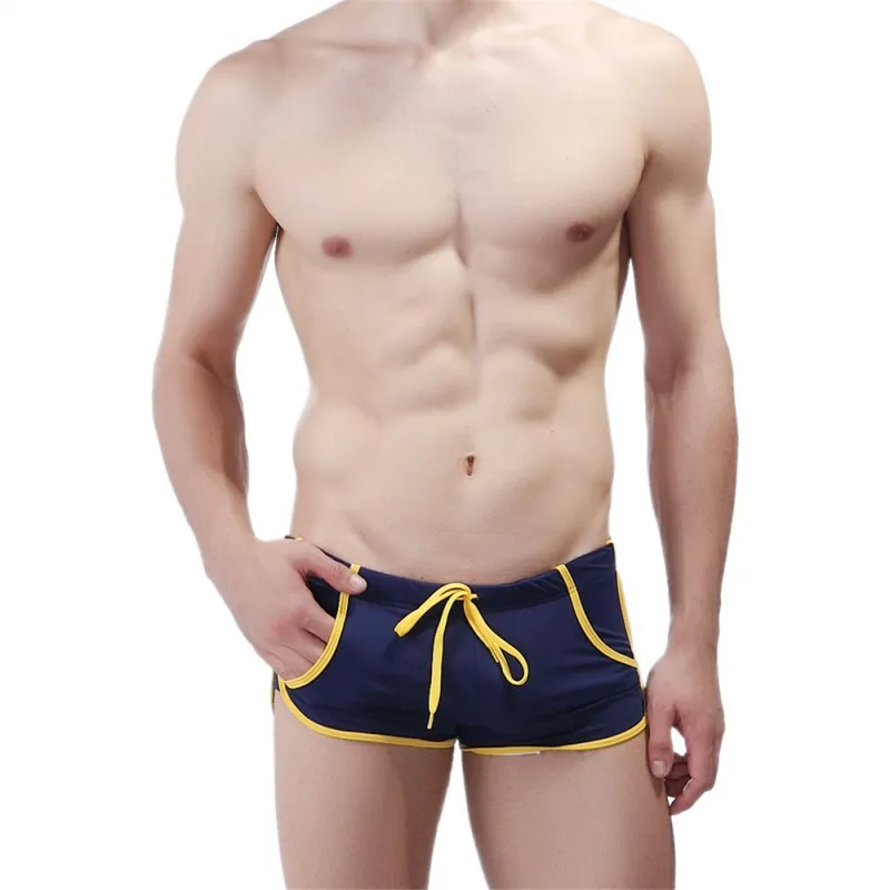 2019 плавки Плавки одежда для плавания мужские сексуальные однотонные Sunga