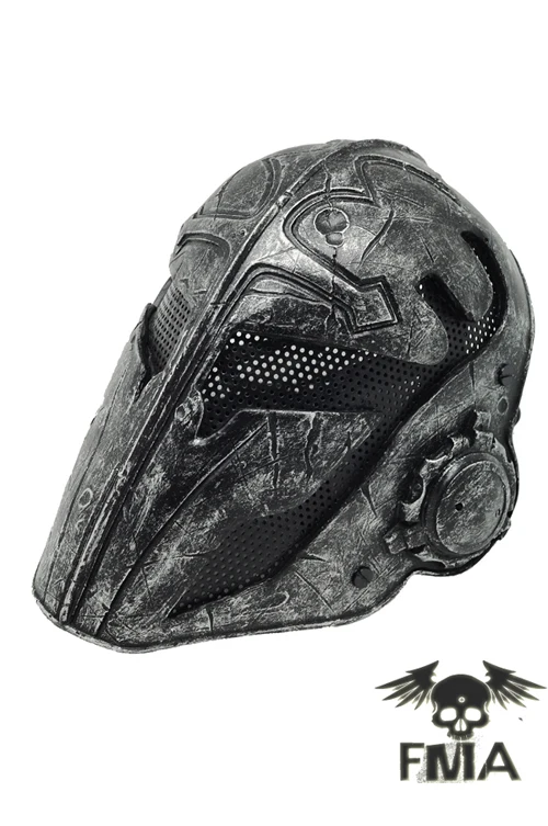 Пейнтбол страйкбол проволочная сетка Templar ткань пластиковая маска (черный)