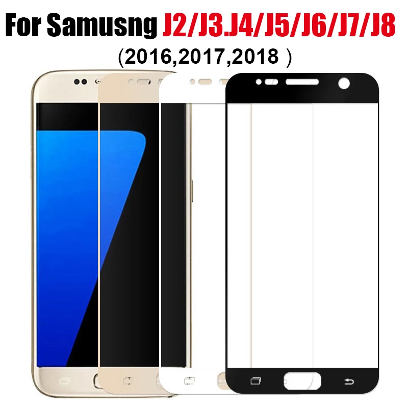 Для Samsung j7 j5 2016 2017 защита экрана закаленное стекло для samsung galaxy J2 j3 J4 J6 J8 2018 пленка J 2