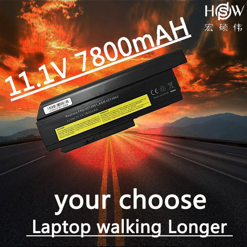 Аккумулятор HSW для ноутбука Lenovo ThinkPad X220 X220i X220s Series 0A36281 0A36282 0A36283 42T4861 42T4862 42T4863