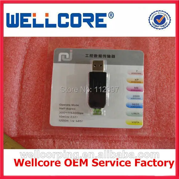 Переходник USB в RS485 485 с поддержкой Win7 XP Vista Linux Mac OS WinCE5.0 Бесплатная доставка! |