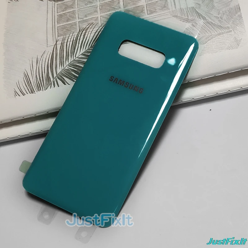 Оригинальный чехол для SAMSUNG Galaxy S10 + задняя крышка аккумулятора задней панели из