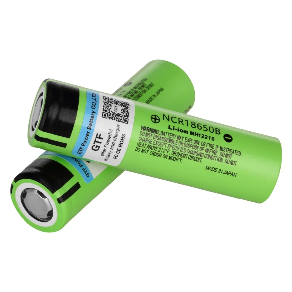 4 шт 100% Оригинал 3 7 V 3400 mah 18650 Батарея NCR18650B литиевых Перезаряжаемые для фонарика + 1