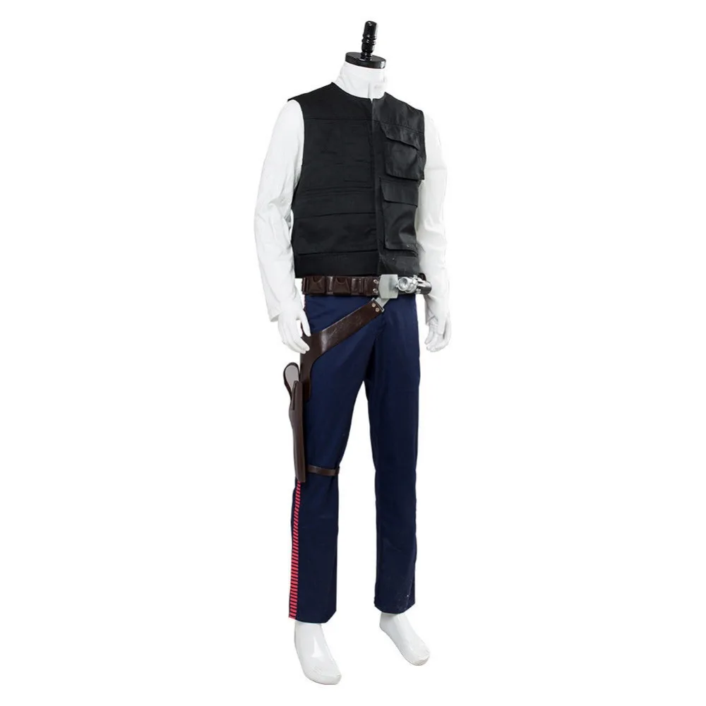 Костюм для косплея Star Cosplay Wa Story Han Solo костюм рубашка Униформа с поясом кобура
