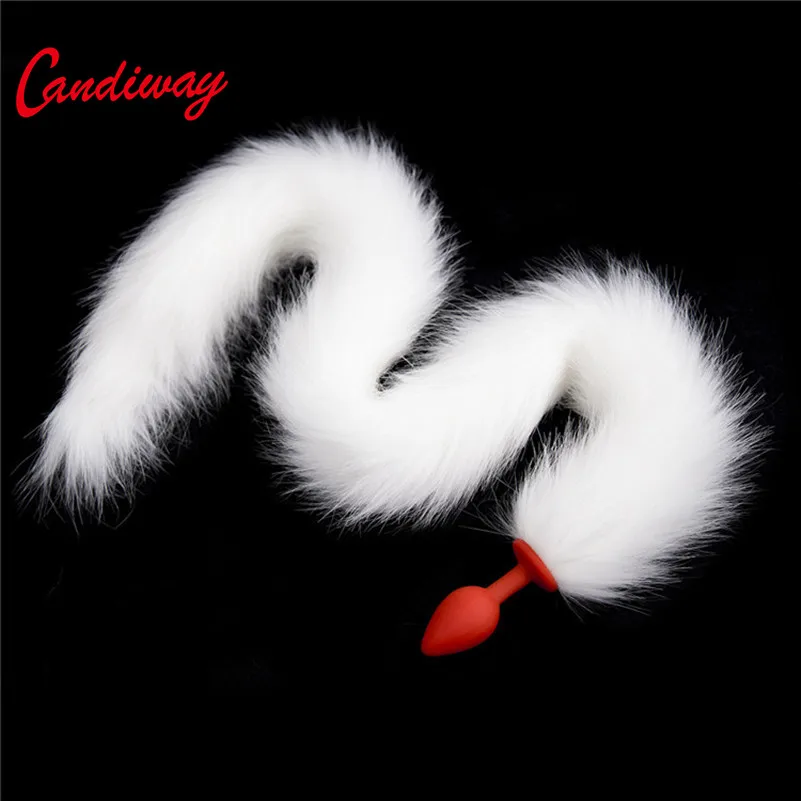 Wild Fox Tail Silicone Butt Plug unisex Backyard Stimulating Sexy Cat girls Anal Tails sexLife Sex Toys for Women men Adult Game |