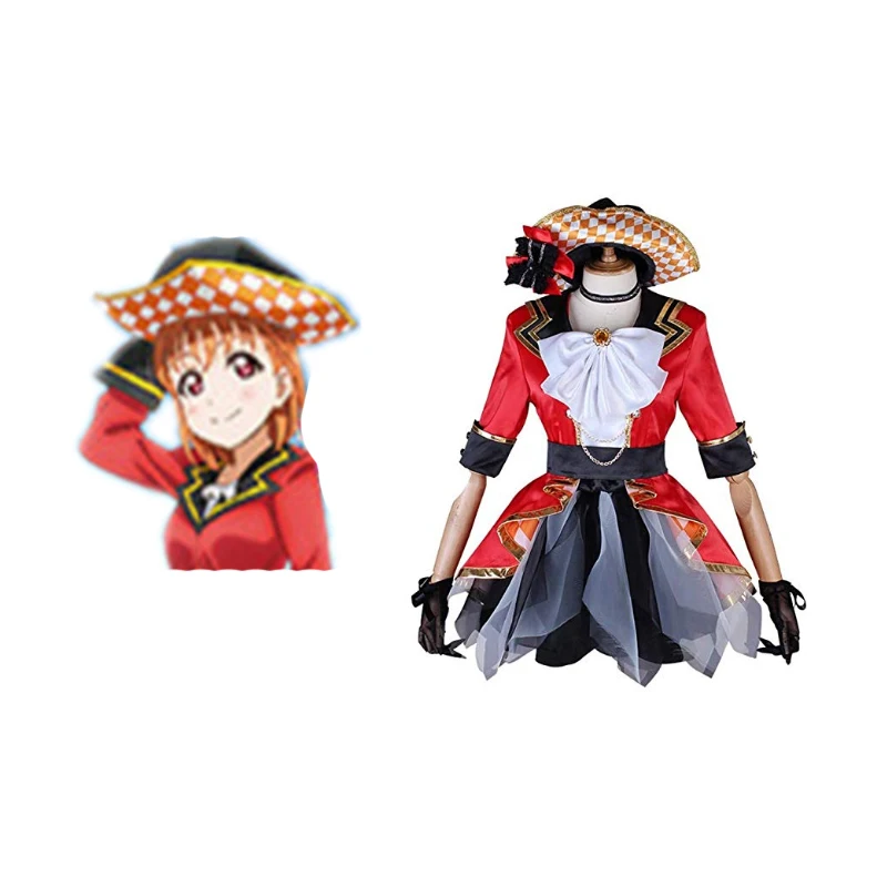 Костюм для косплея таками Чика Love Live Sunshine полный комплект Униформа костюмы на