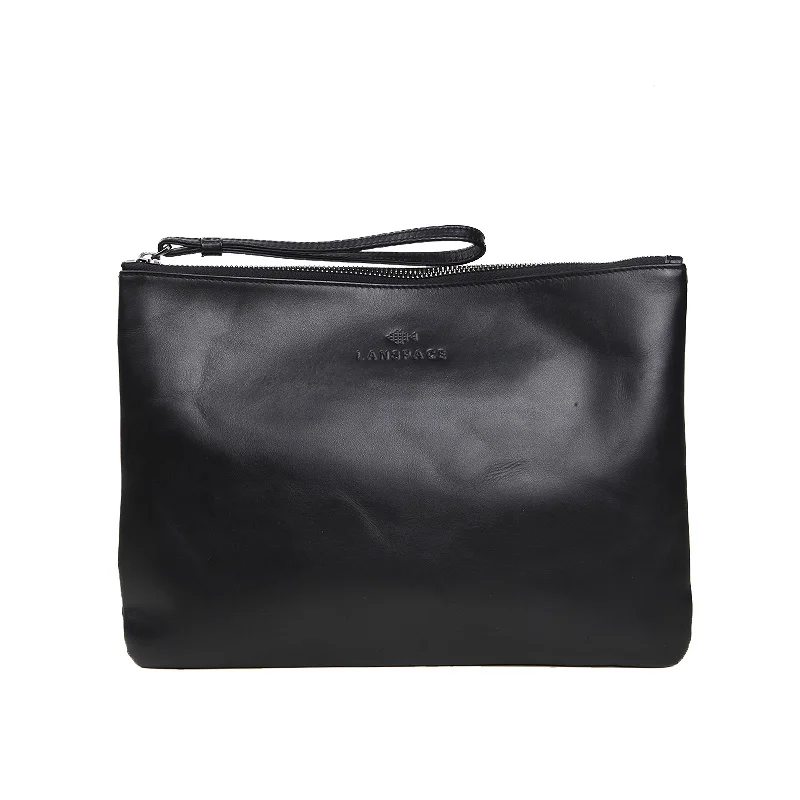 LANSPACE кожаная мужская сумка брендовые кошельки держатели модная для ipad|brands leather man
