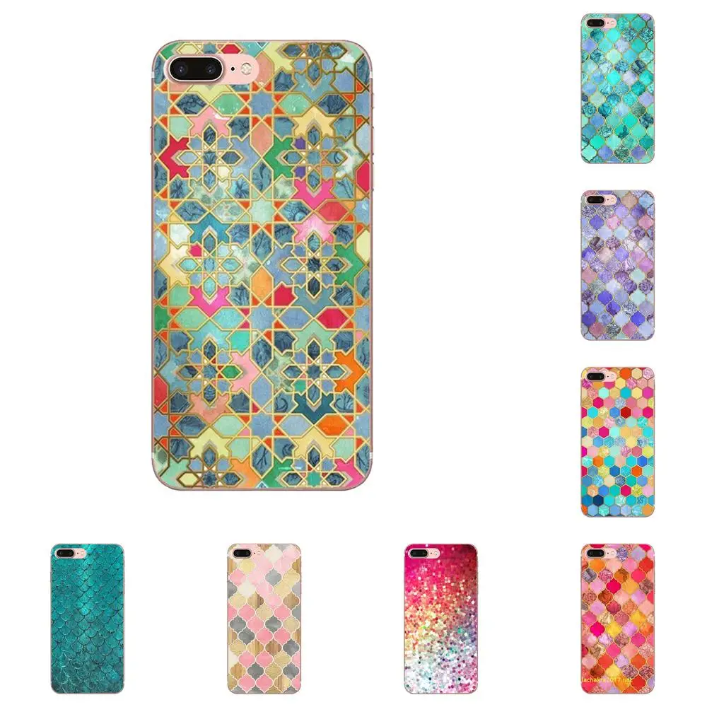 Красивые красочные обои милые силиконовые чехлы для Apple iPhone 4 4S 5 5C 5S SE 6 6S 7 8 Plus X XS Max