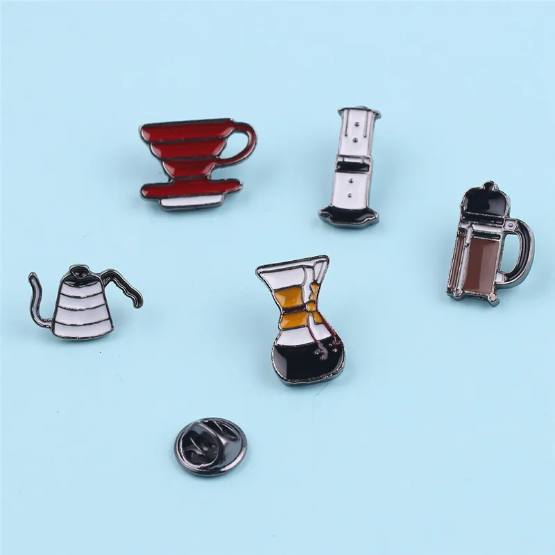 Ручная воздушная чаша Chemex фильтр кофе Эмаль Булавка рубашка сумка шляпа