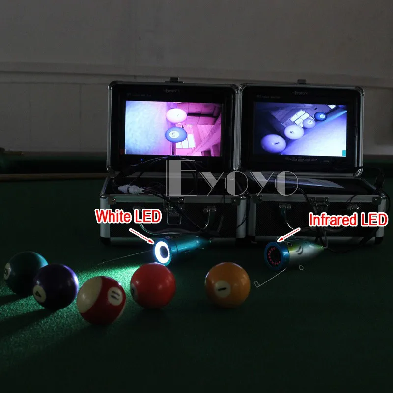 Eyoyo оригинал 15м профессиональная камера рыбоискатель подводная рыбалка видео 7