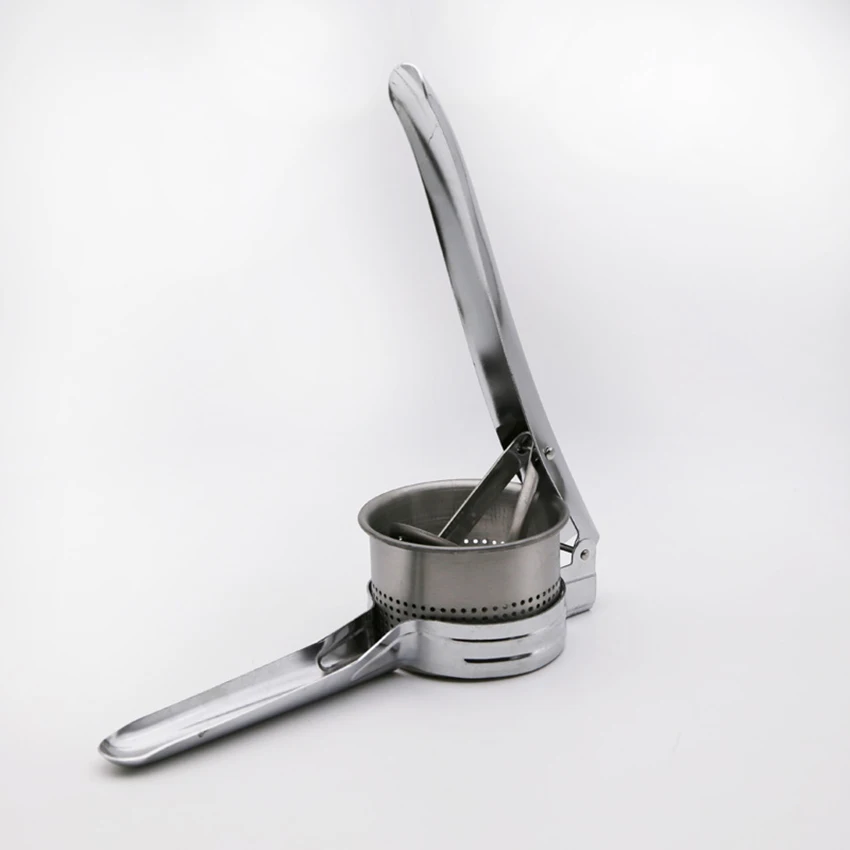Stainless Steel Manual Juicer Multi-Functional Crusher Squeezer Baby Food Press Strainer Easy Cleaning Potato Fruit Juice | Дом и сад