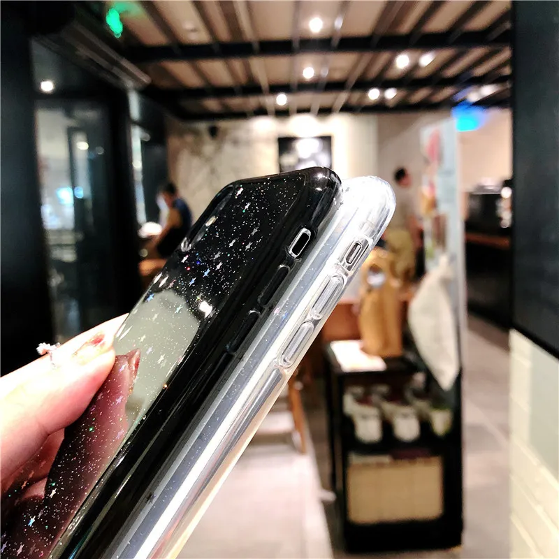 Мягкий силиконовый чехол с блестками для huawei P Smart 2019 honor 10 lite v10 v20 nova 4 3i 20x p20 p30 pro