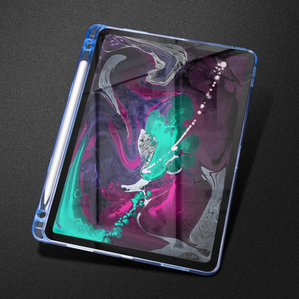Чехол DOWSWIN для iPad Pro 12 9 2018 мягкий чехол накладка из ТПУ 11 с держателем карандашом