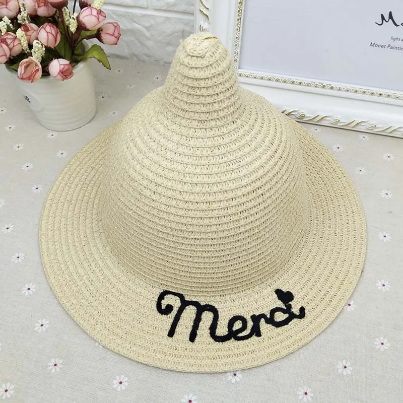 Летняя мода Повседневная женская шляпа ручной работы Соломенная шляпка головные