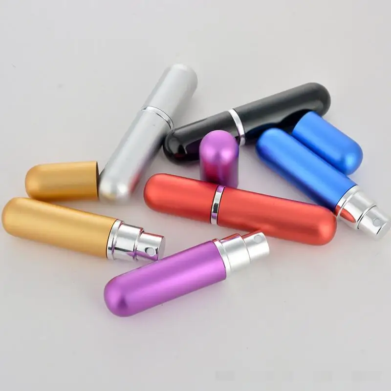 5 мл Многоразового Портативный Мини флакон духов и путешественник алюминиевый