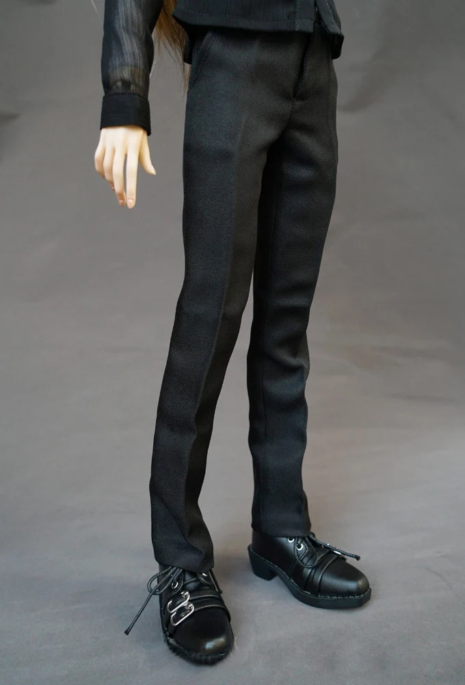 BJD doll clothes pants are suitable for 1/3 1/4 Uncle SD MSD men's fashionable classic black suit pants doll accessories