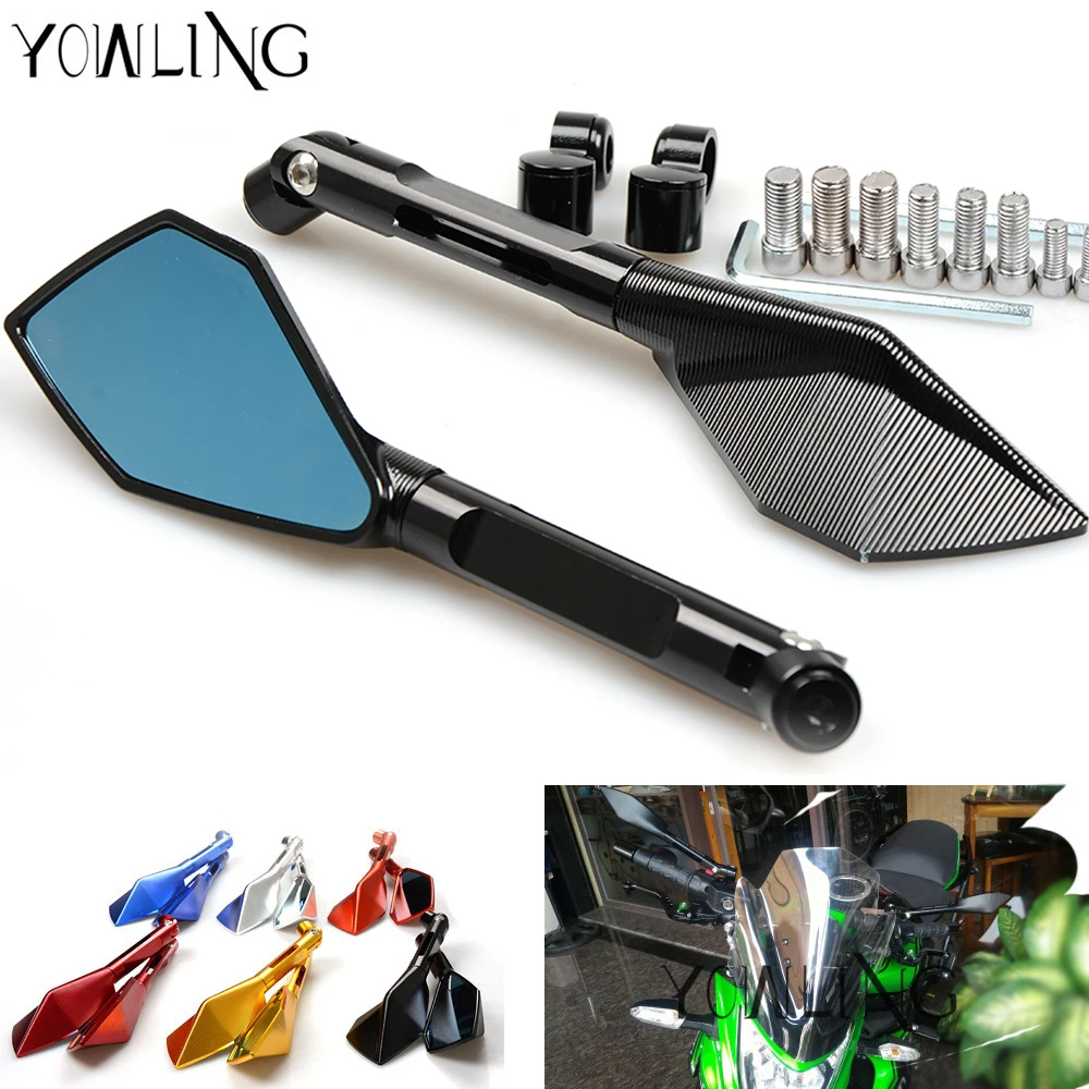 

Aluminum CNC Rearview Side Mirror Motorcycle Mirrors For YAMAHA FZ6 FAZER FZ6R FZ8 MT-07/FZ-07 XJ6 N / XJ6 DIVERSION MT-01