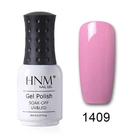 HNM 15 мл Чистый Цвет гель лак длинный последний УФ гель лак для ногтей светодиодный Гибридный Esmalte Permanente гель лак штамповка Эмаль Гель лак - Цвет: 1452