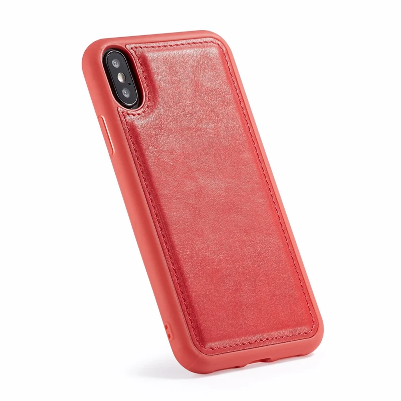Тканевый кожаный чехол для телефона iphone XS Max X XR из искусственной кожи в стиле