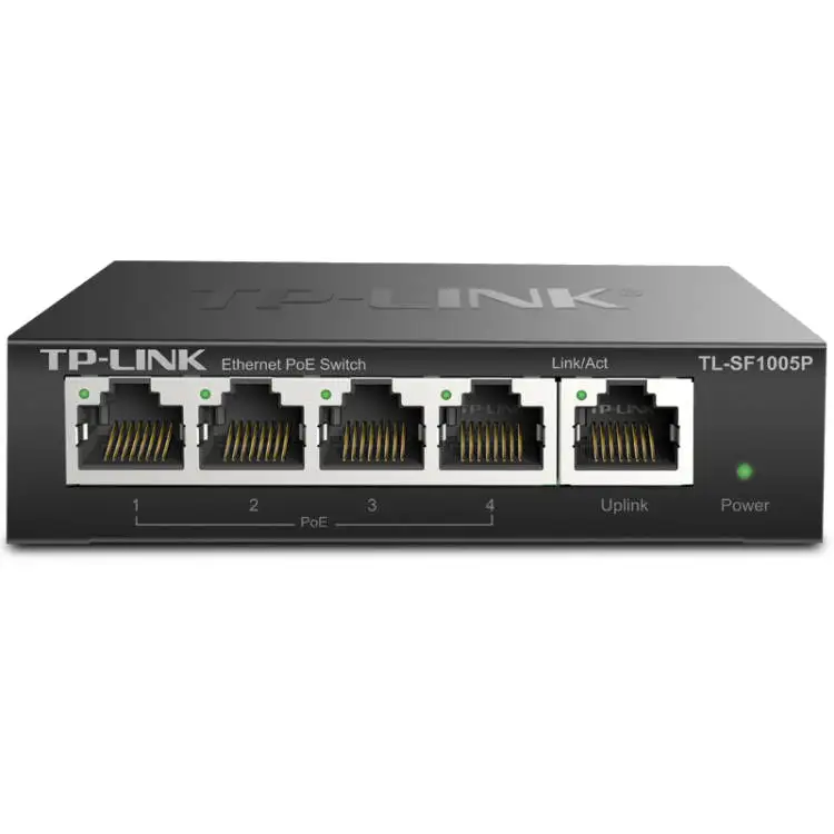 Неуправляемый сетевой коммутатор TP-Link TL-SF1005P 5 портов 100 Мбит/с POE | Компьютеры и