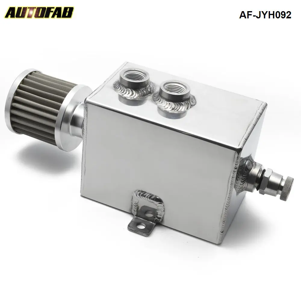 Autofab Racing 2L УНИВЕРСАЛЬНЫЙ маслоуловитель с высоким потоком дыхательным и