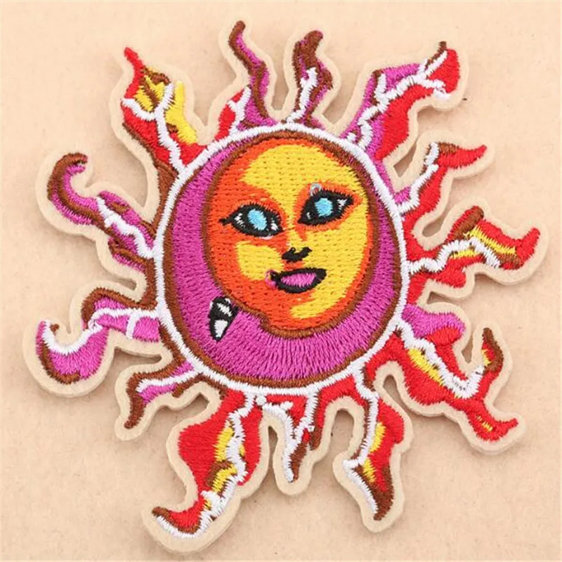 1 шт. новые цветные поделки для шитья с изображением солнца и единорога ручная