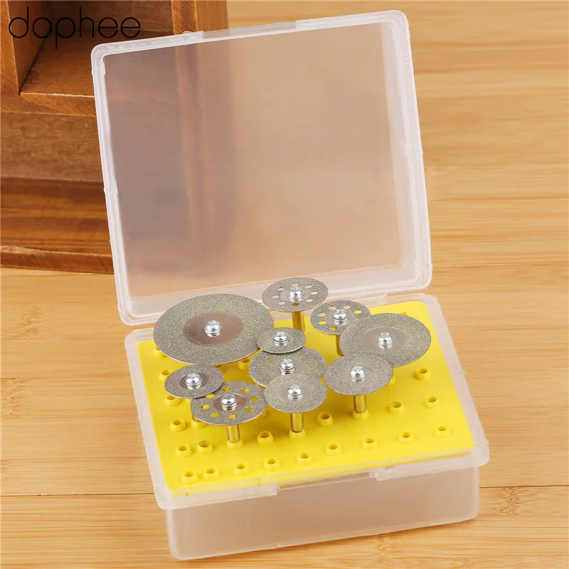 Алмазные пилы dophee набор лезвий для режущего колеса хвостовик роторного