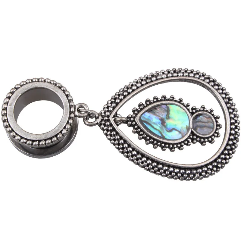 Модный висячий винт из хирургической стали заглушка для ушей туннель тела