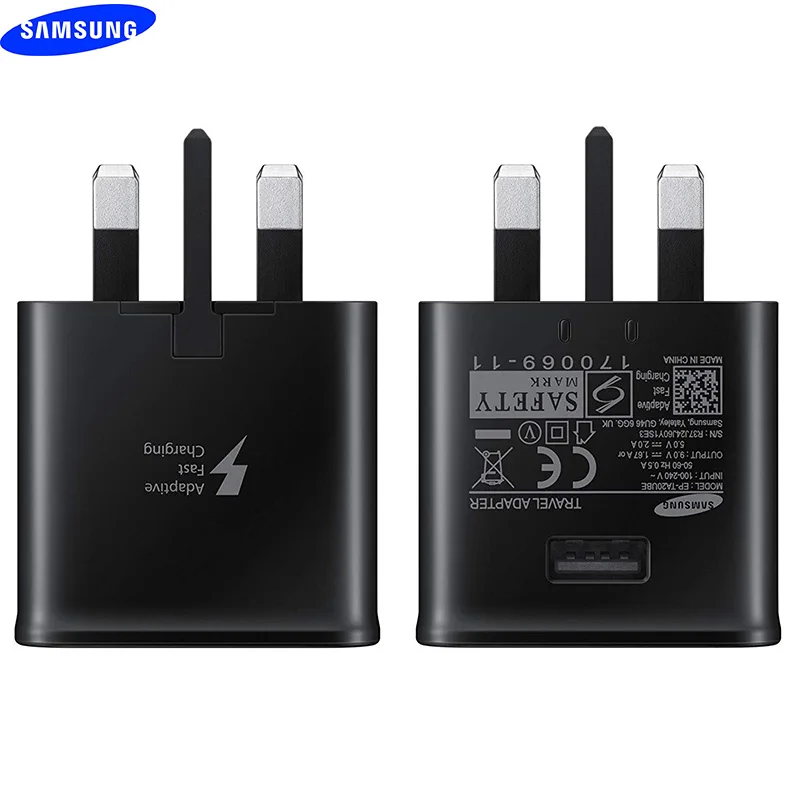 Оригинальное Адаптивное быстрое зарядное устройство Samsung UK 9 В/1 67 А USB адаптер для