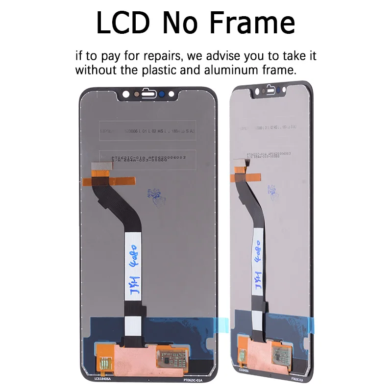 Дисплей для Xiaomi Pocophone F1 LCD в сборе с тачскрином на рамке Оригинал 6.18''