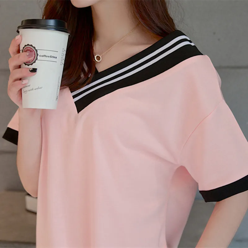 Women's fashion Short sleeved shorts Pajamas Sets printing V-Neck home clothes Breathable Leisure Wear loose sleepwear Suit | Женская