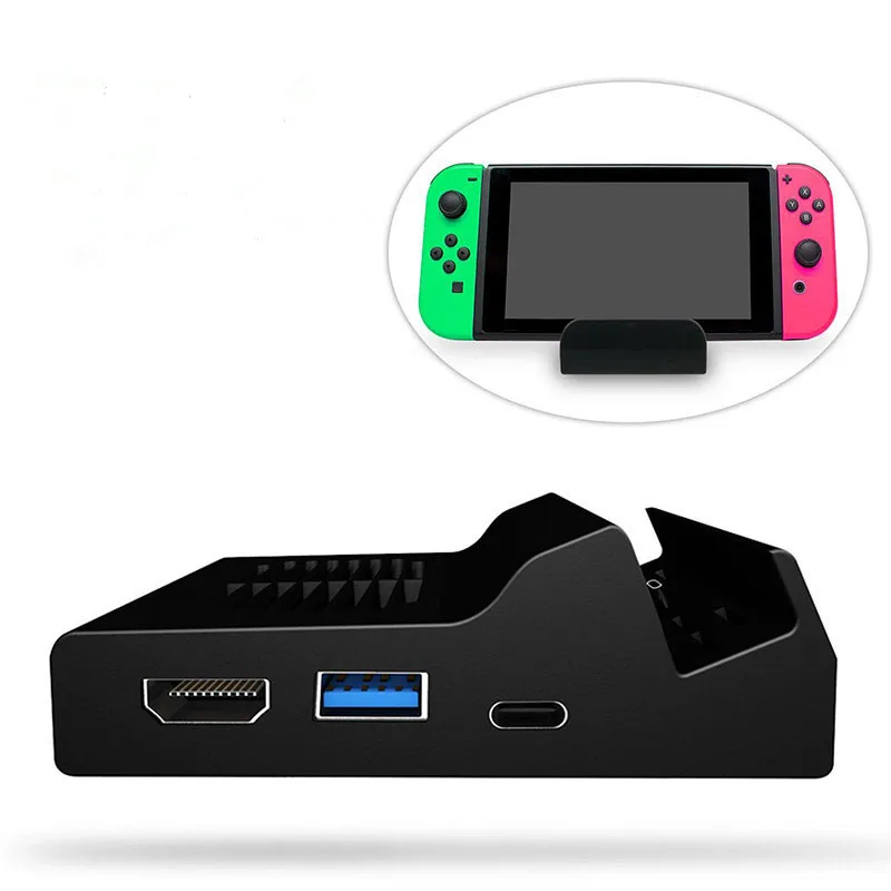 Портативная охлаждающая док станция HDMI для Nintendo Switch сменная радиаторов NS