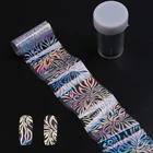 Голографические наклейки для ногтей звездное небо маникюрные лазерные переводные наклейки для ногтей DIY украшения для ногтей 1 шт. 4*100 см