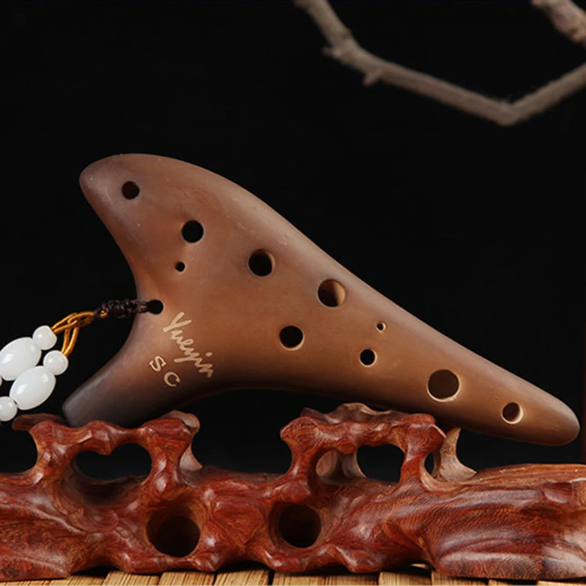 12 отверстий Ocarina Flute SC ручная работа Klin керамика профессиональный музыкальный