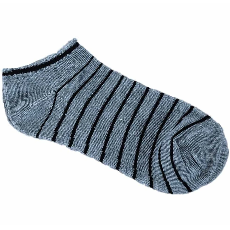5 пар полосатых коротких носков по щиколотку для мужчин унисекс удобные короткие