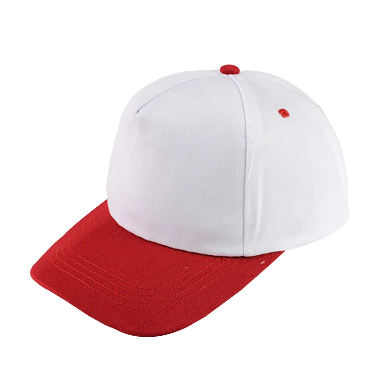 white-red Детский головной убор для игры в бейсбол для мальчиков и девочек, кепки из хлопка, детские летние осенние шапки для мальчиков, кепка для девочек - Цвет: white-red
