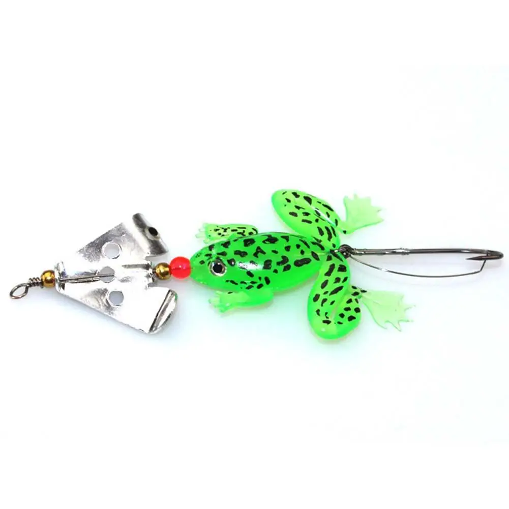 Лот 4 шт резиновая лягушка мягкие рыболовные приманки басы CrankBait тонущие 9 см 3 54