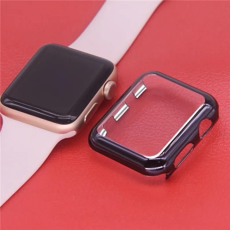 Часы с покрытием(сделай сам) чехол для Apple Watch, версии 4/5 чехол 44 мм 40 м, 42 мм, 38 мм, версия ультра Full Защитный чехол для наручных часов Iwatch 1 2 3-экрана
