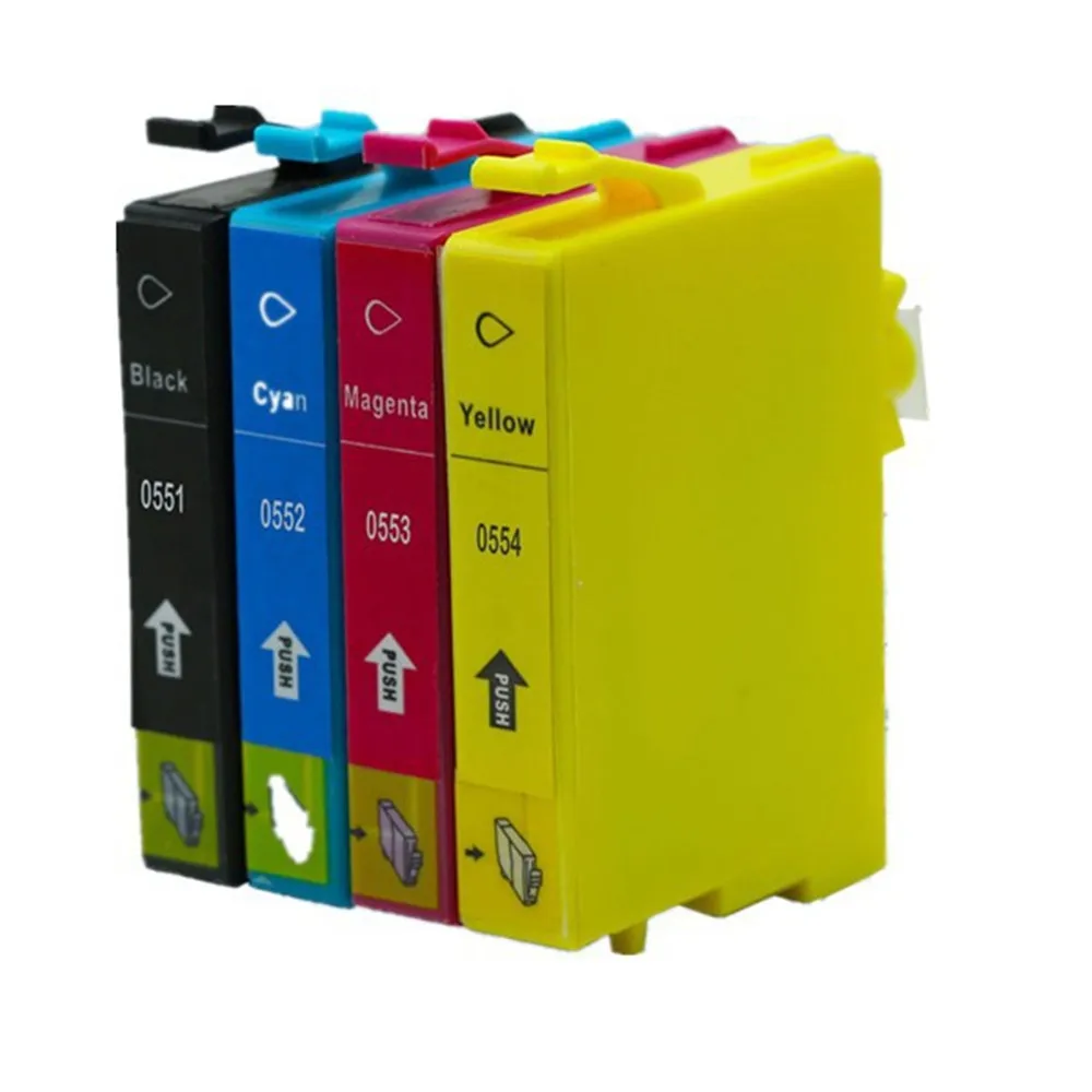Запасные чернильные картриджи T0551 для Stylus Photo RX420 RX425 RX520 R240 R245|ink cartridge|cartridge for