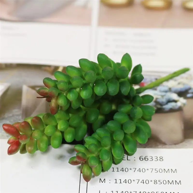 New Artificial Succulent DIY Unpotted Fake Plant Potted Plants Decor Plant Artificial Planters For Home Decor Fake Succulents