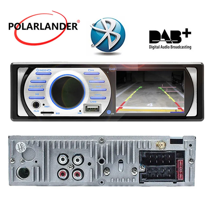 Автомагнитола DAB + 1DIN 12 В Bluetooth USB/TF/AUX MP5/WMA | Автомобили и мотоциклы