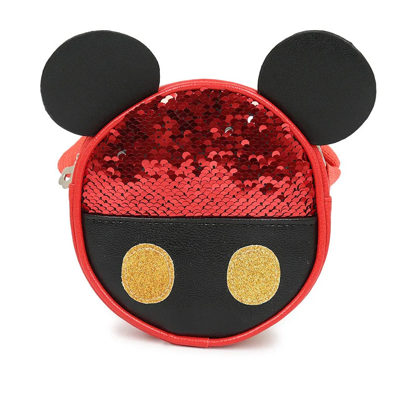 B Мини-рюкзак disney с Микки Маусом, Набор сумок через плечо для девочек 2-5 лет, Детские диагональные сумки, подарки на день рождения - Цвет: B