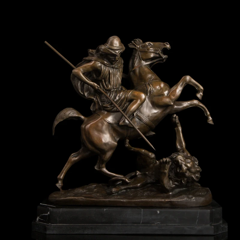 ATLIE бронзовая скульптура римские воины статуи Металл книги по искусству Декор