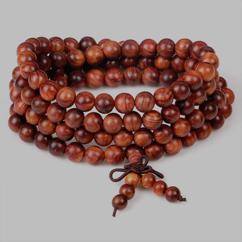 Прямая доставка 108*0 8 см красный плетеный браслет буддийские сандаловые четки